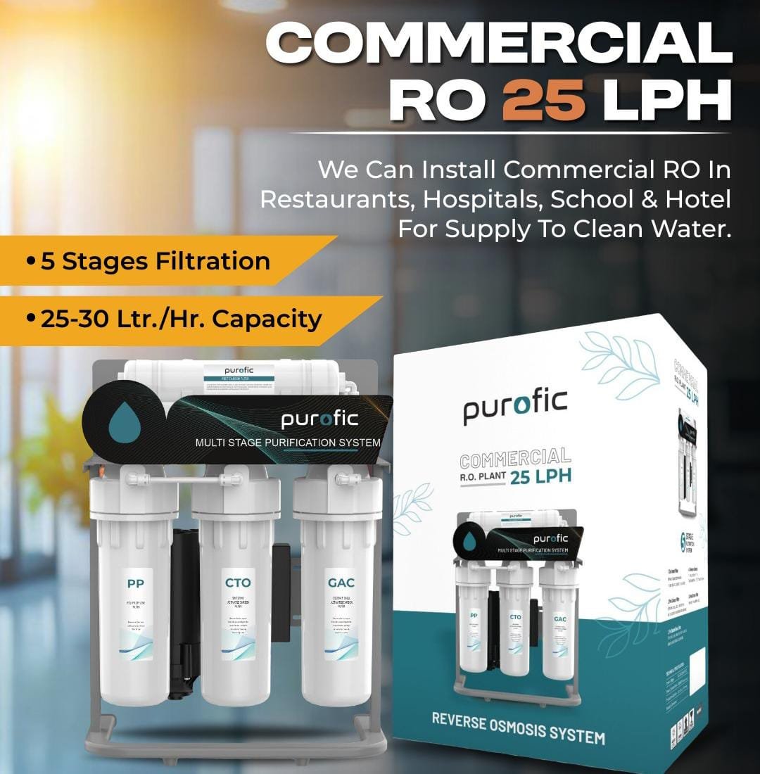 Purofic 25 LPH RO Water Purifier