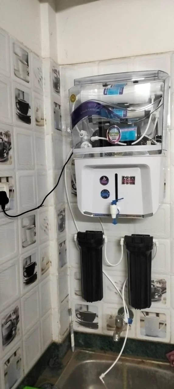 Home RO installation
