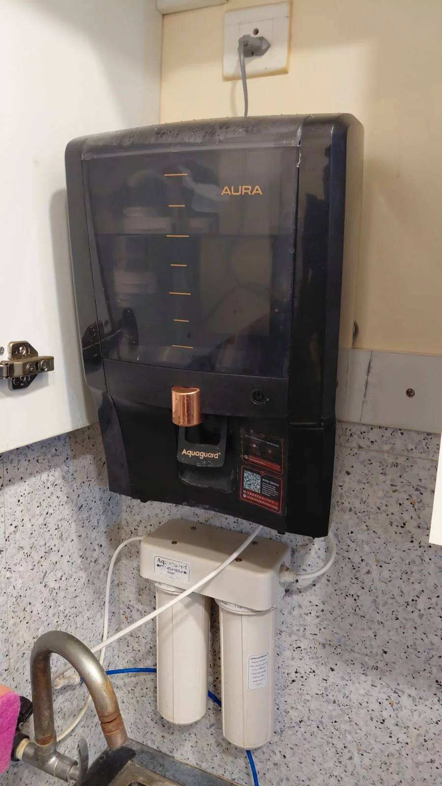 Aquaguard Aura installation